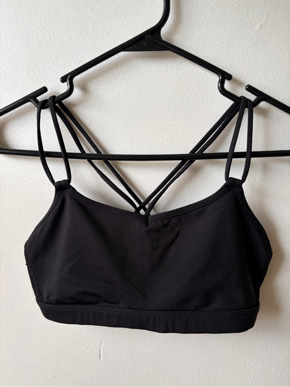 lululemon athletica Black Strappy Sports Bra - No Padding